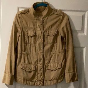 Extra small utility jacket in khaki.